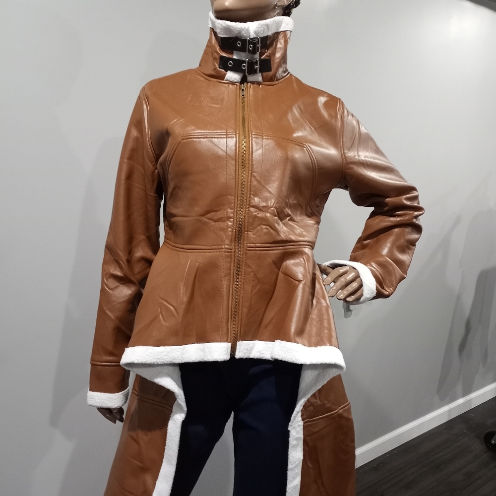 🔥 aviator Faux leather coat - Picture 7 of 7